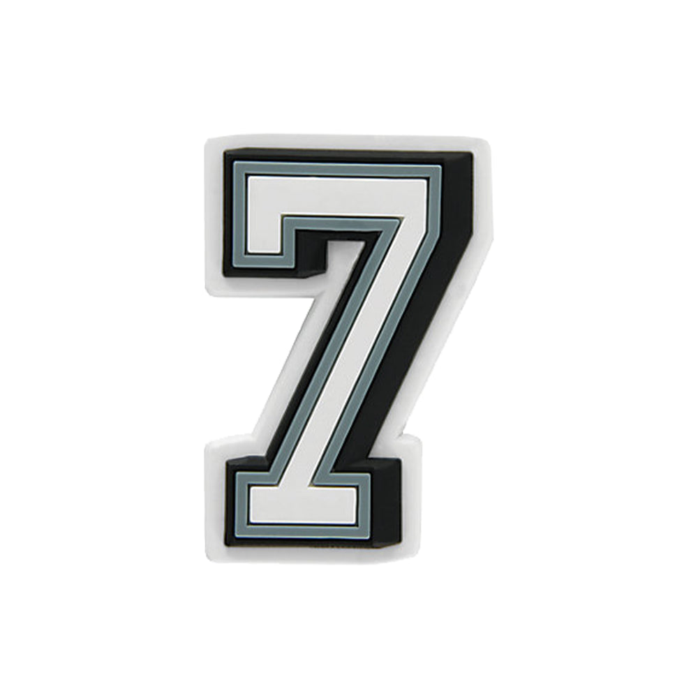 Jibbitz™ Charm B&W Number 7