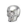 silver 3d skull