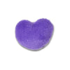 jibbitz purple fuzzy heart