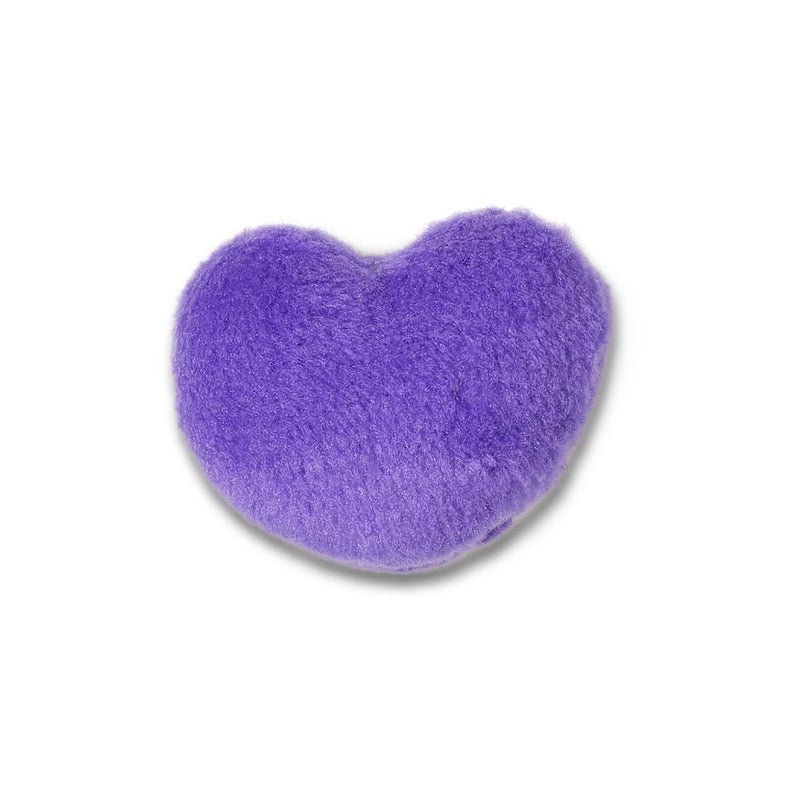 Jibbitz Purple Fuzzy Heart