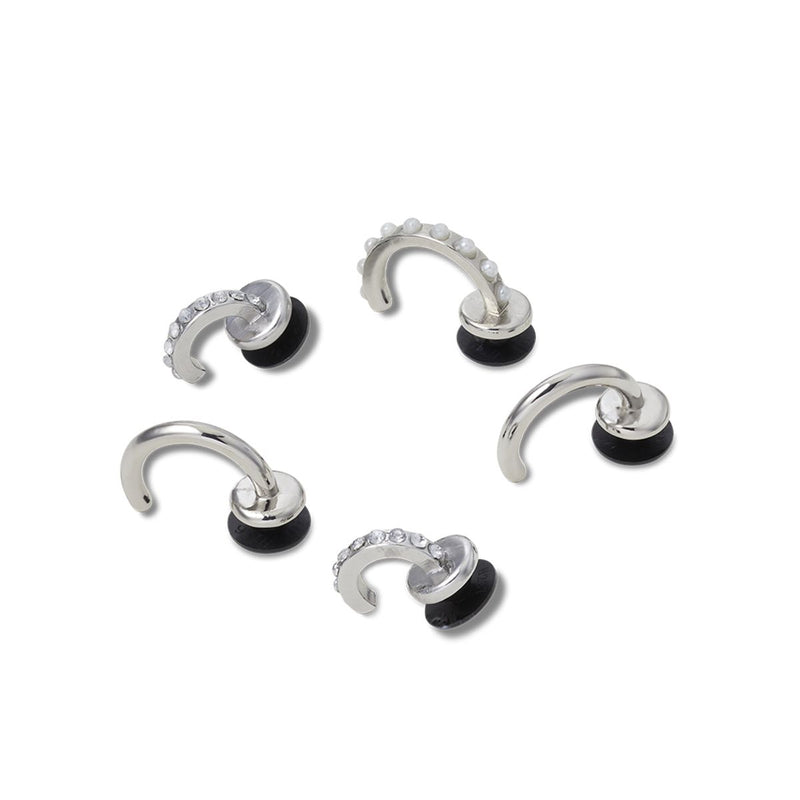 Jibbitz Charm Silver Ring Pack