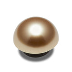 jibbitz charm gold pearl dome
