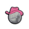 jibbitz charm cowgirl disco ball