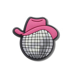 jibbitz charm cowgirl disco ball