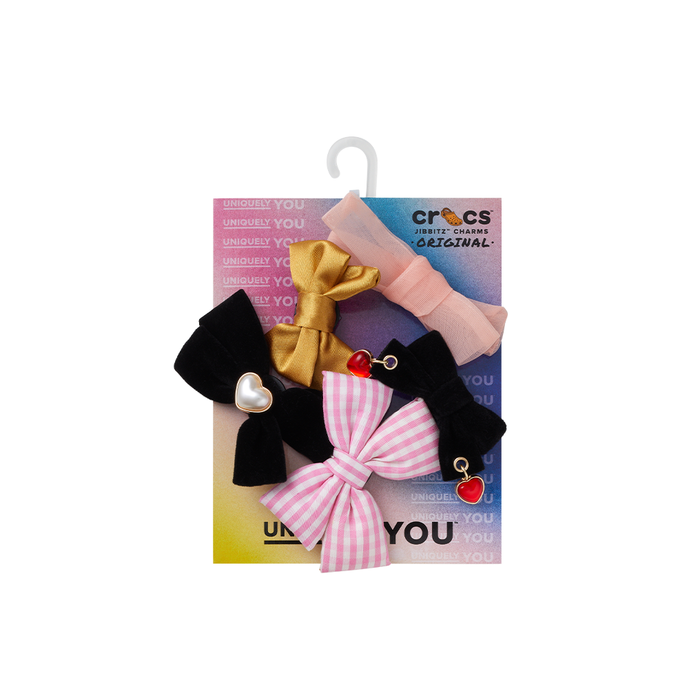 Jibbitz™ Charm Oversized Mixed Bows 5 Pack