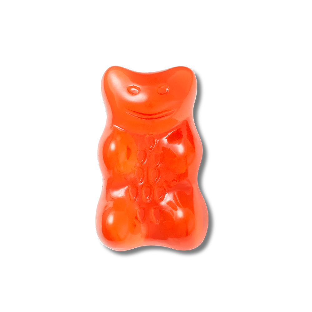 Jibbitz™ Charm Golden Bear Red