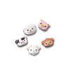 Jibbitz™ Charm Cutie Animal Faces 5 Pack