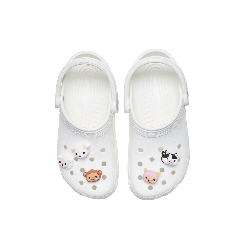 Jibbitz™ Charm Cutie Animal Faces 5 Pack