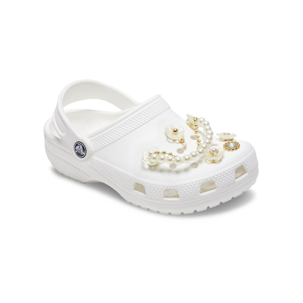 Jibbitz™ Charm Gold and Floral