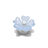 Jibbitz™ Charm Gray Matte Pearl Flower