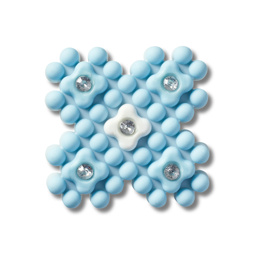Jibbitz™ Charm Beaded Blue Flower