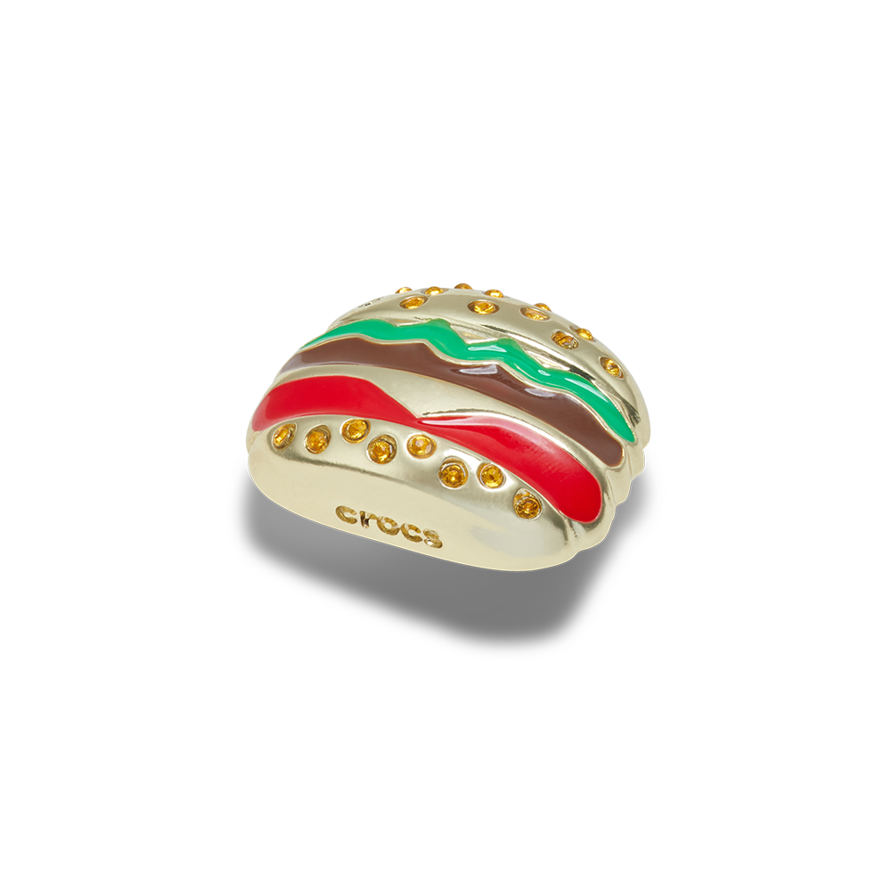 Jibbitz™ Charm Gold Burger