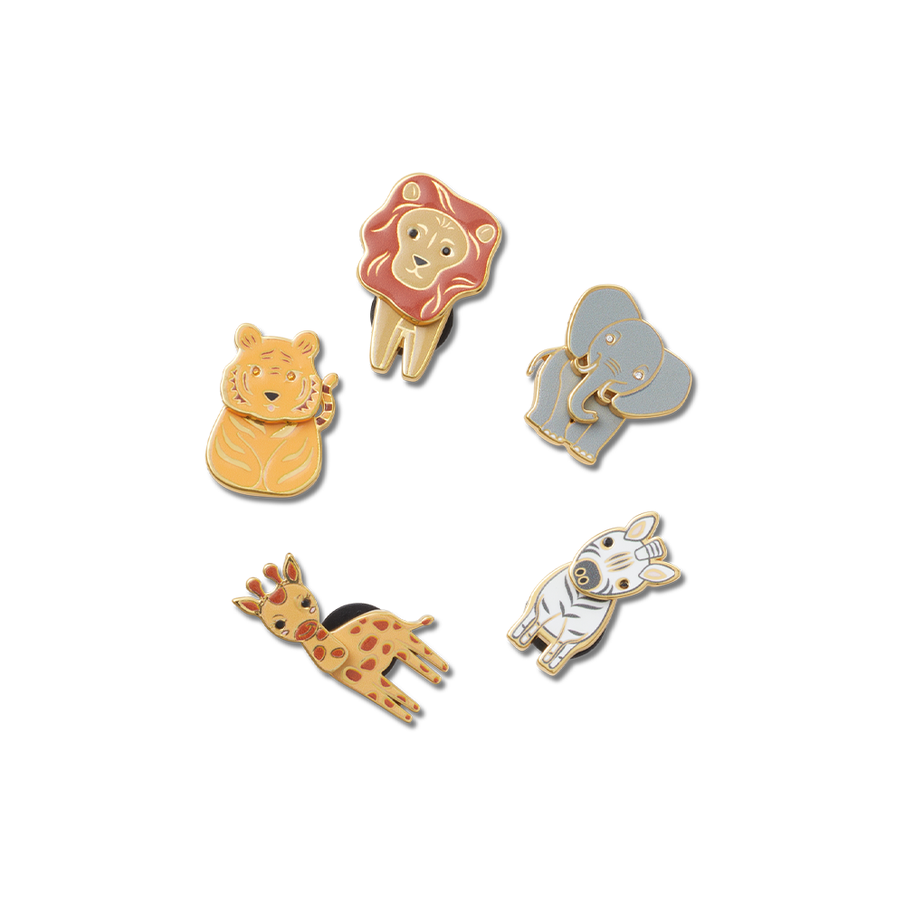 Jibbitz™ Charm Enamel Safari Pack