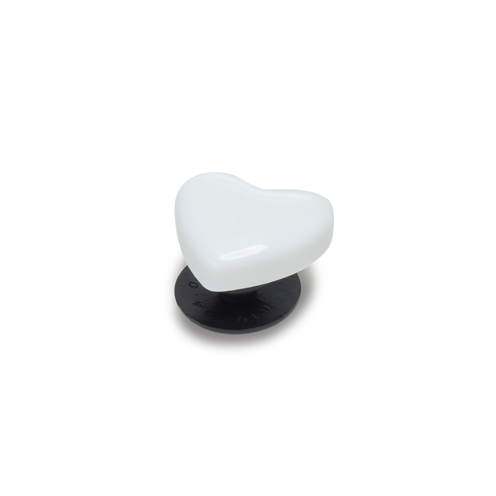 Jibbitz™ Charm Tiny White Heart