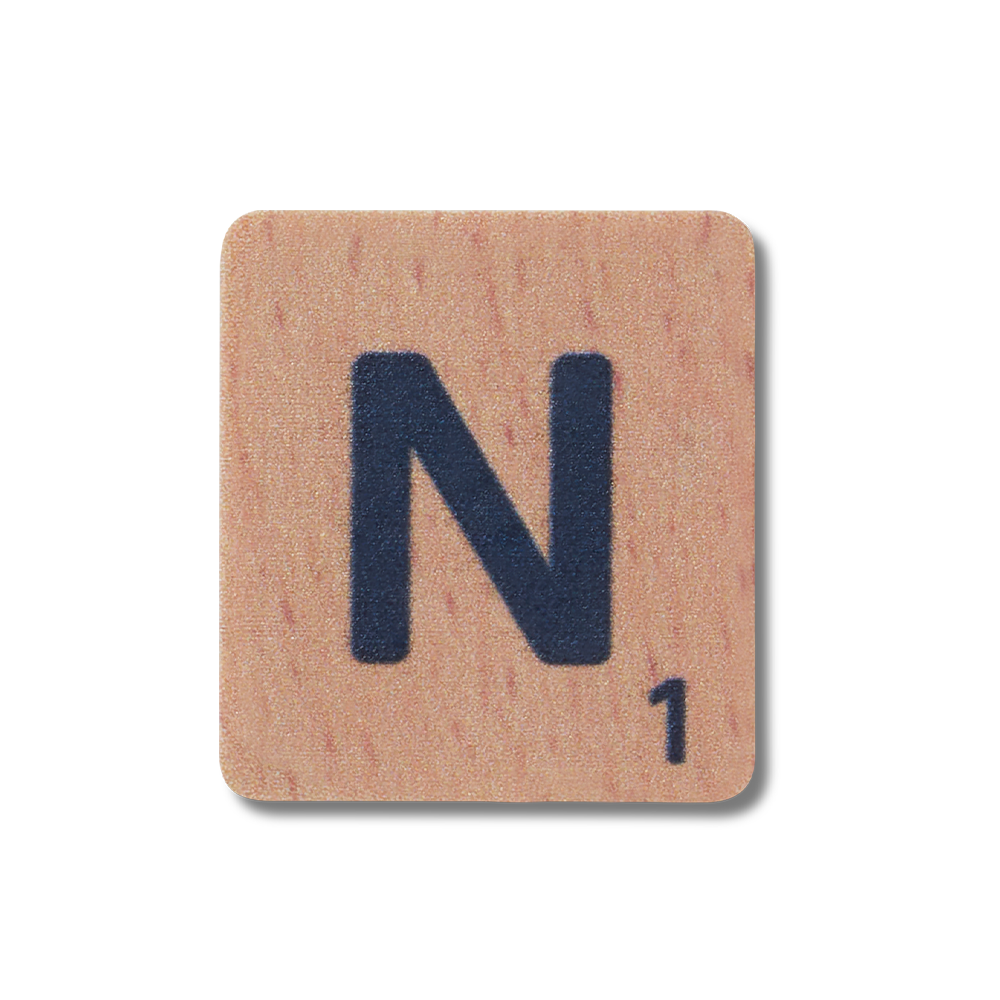 Jibbitz™ Charm Hasbro Scrabble N