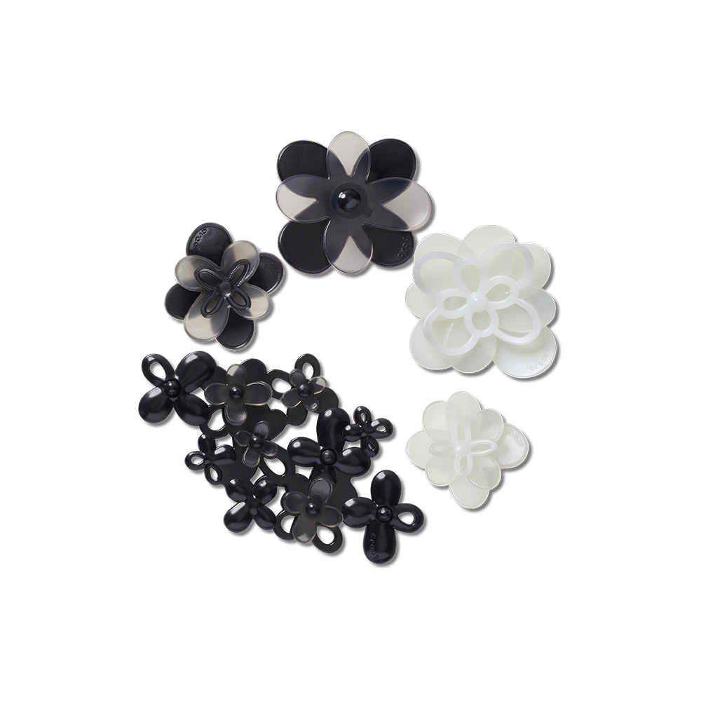 Jibbitz™ Charm Blooming BW Pack