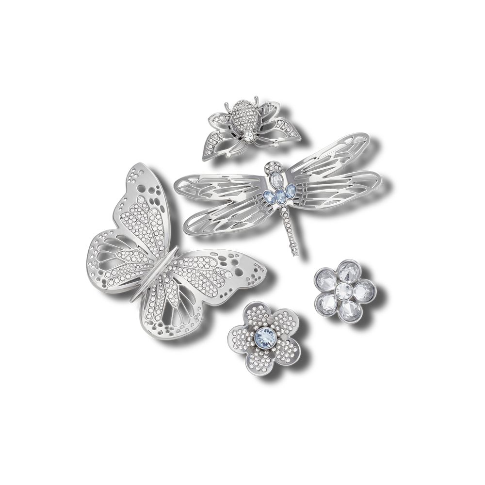 Jibbitz™ Charm Silver Garden Pack