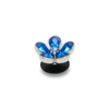 Jibbitz™ Charm Silver And Blue Flower