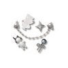 Jibbitz™ Charm Silver Cute Punk Pack