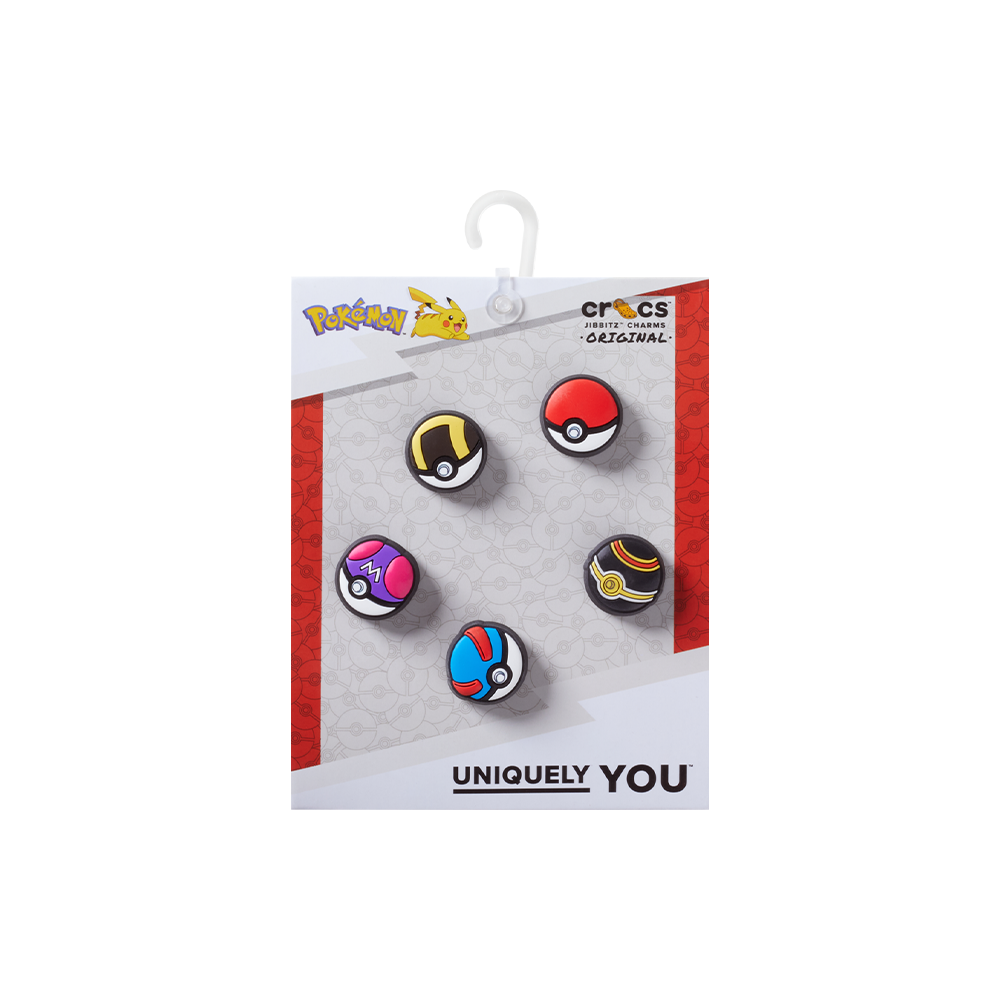 Jibbitz™ Charm Poke Ball 5 Pack
