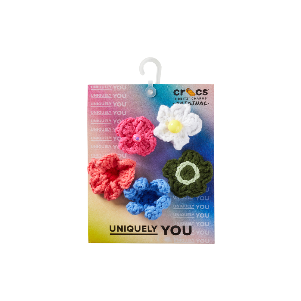 Jibbitz™ Charm Crochet Floral Mix