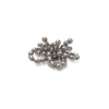 Jibbitz™ Charm Black Pearl Beaded Floral