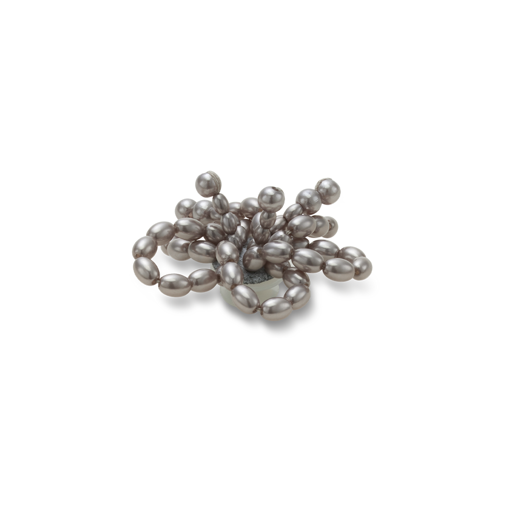 Jibbitz™ Charm Black Pearl Beaded Floral