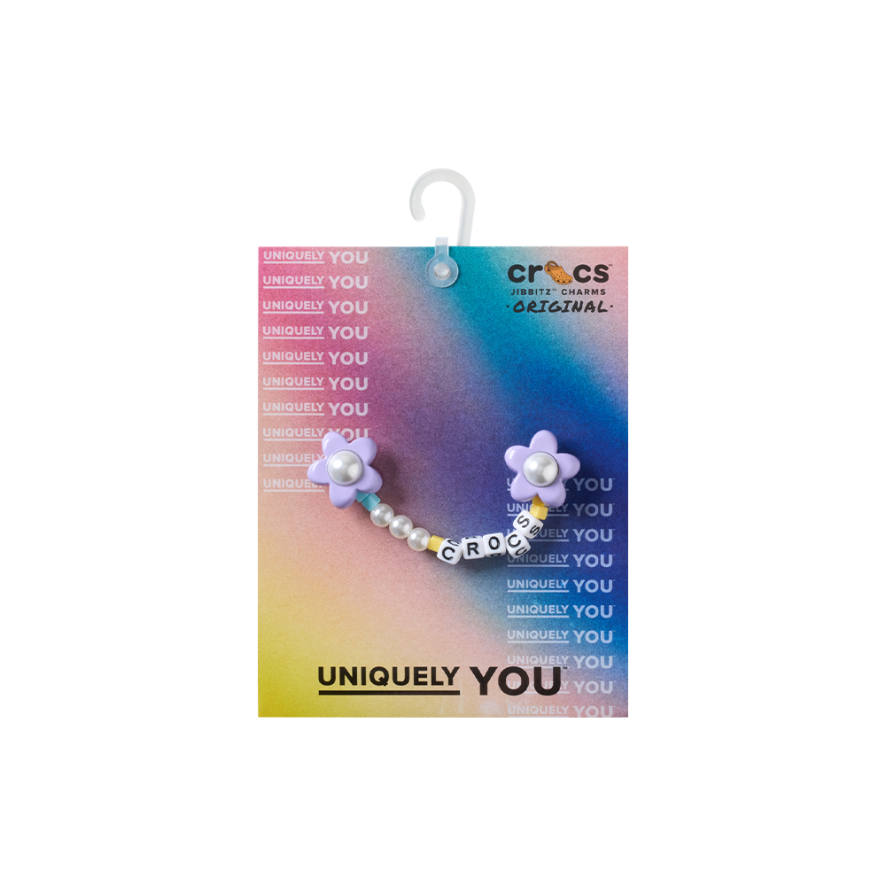Jibbitz™ Charm Purple Meta Flower Chain