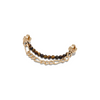 Jibbitz™ Charm Gold Double Tortoise Chain