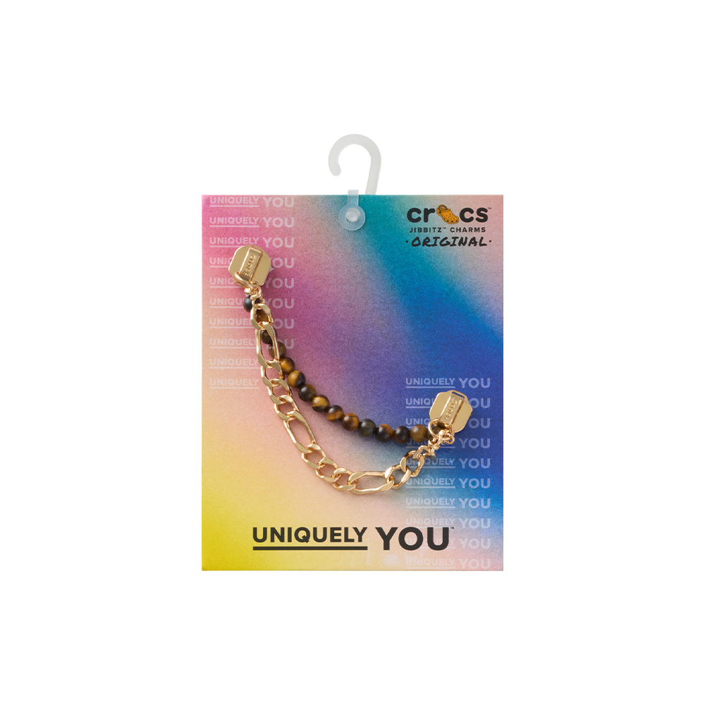 Jibbitz™ Charm Gold Double Tortoise Chain