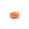 Jibbitz™ Charm Faux Leather Orange Flower