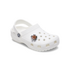 Jibbitz™ Charm Faux Leather Brown Flower