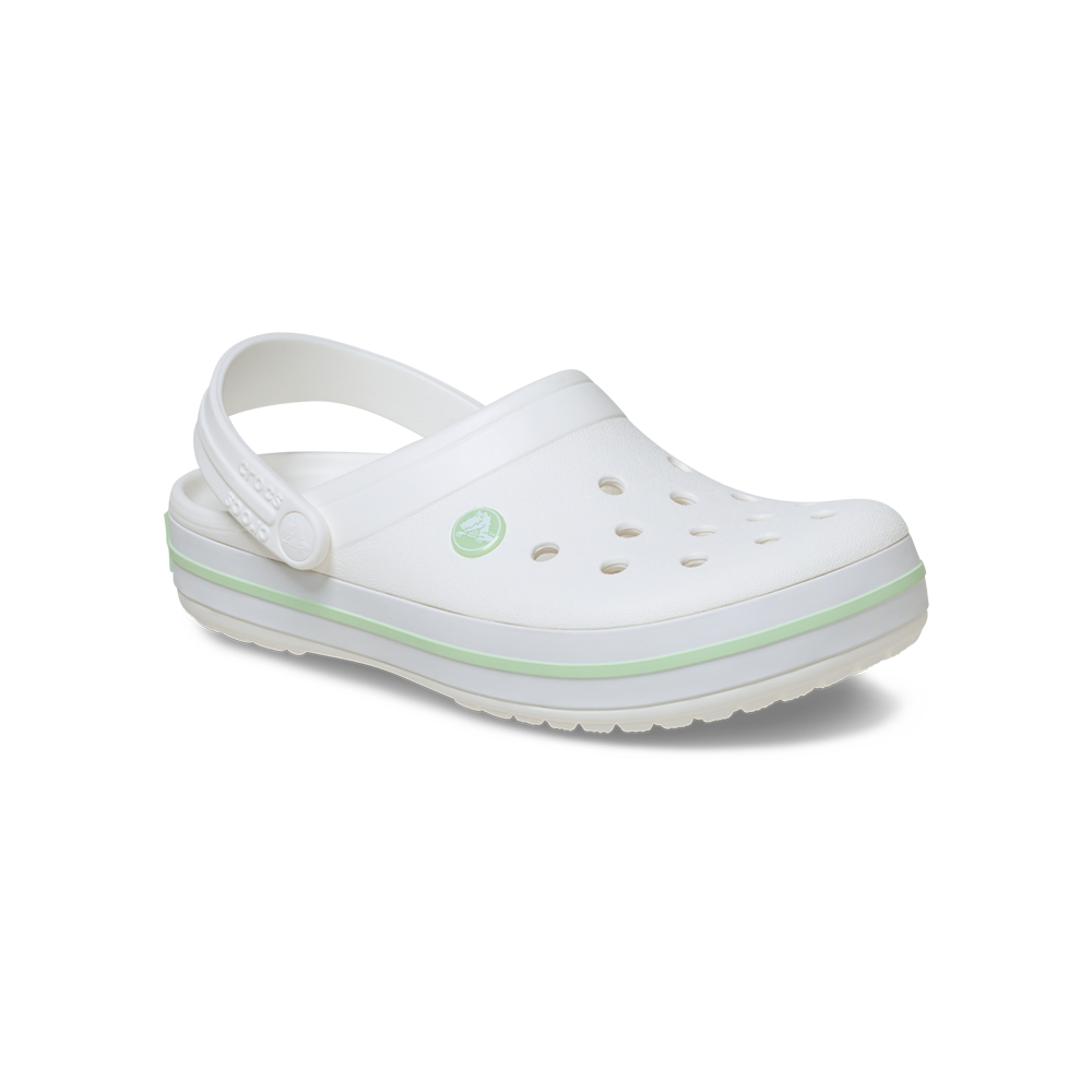 White/Serene Green
