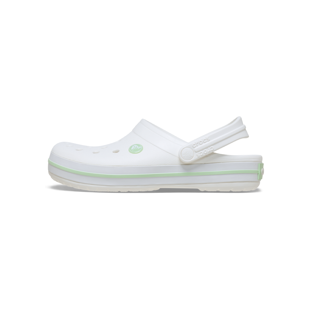White/Serene Green