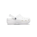 women classic platform clog in white