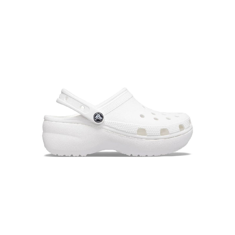 Women Classic Platform Clog in White