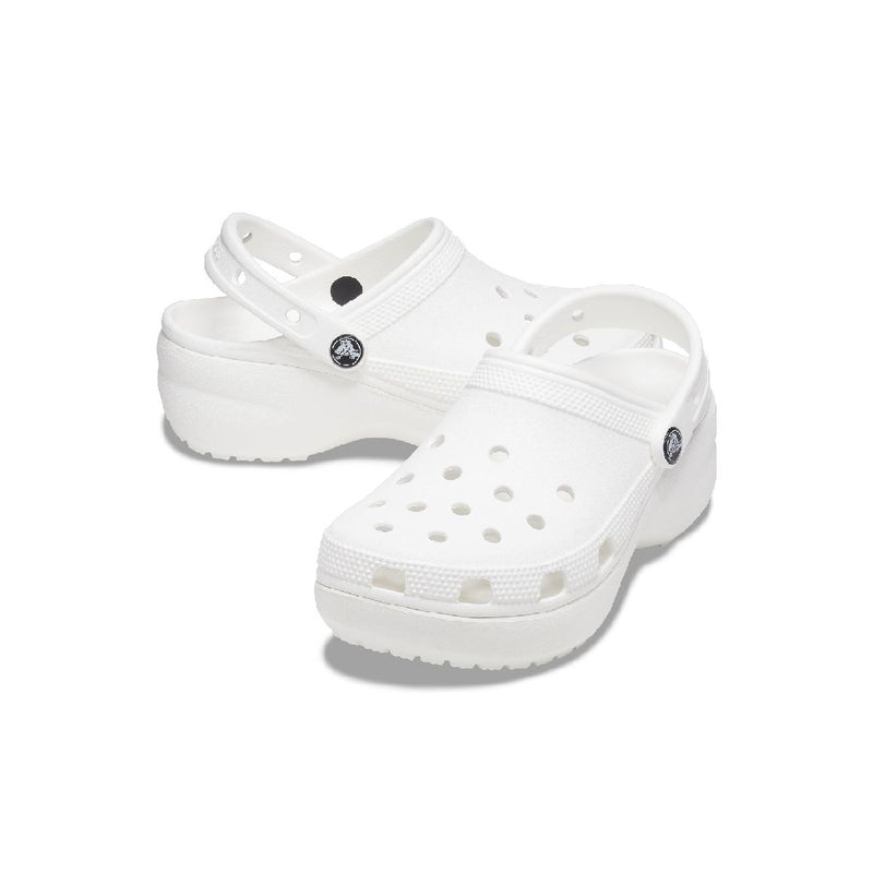 Women Classic Platform Clog in White