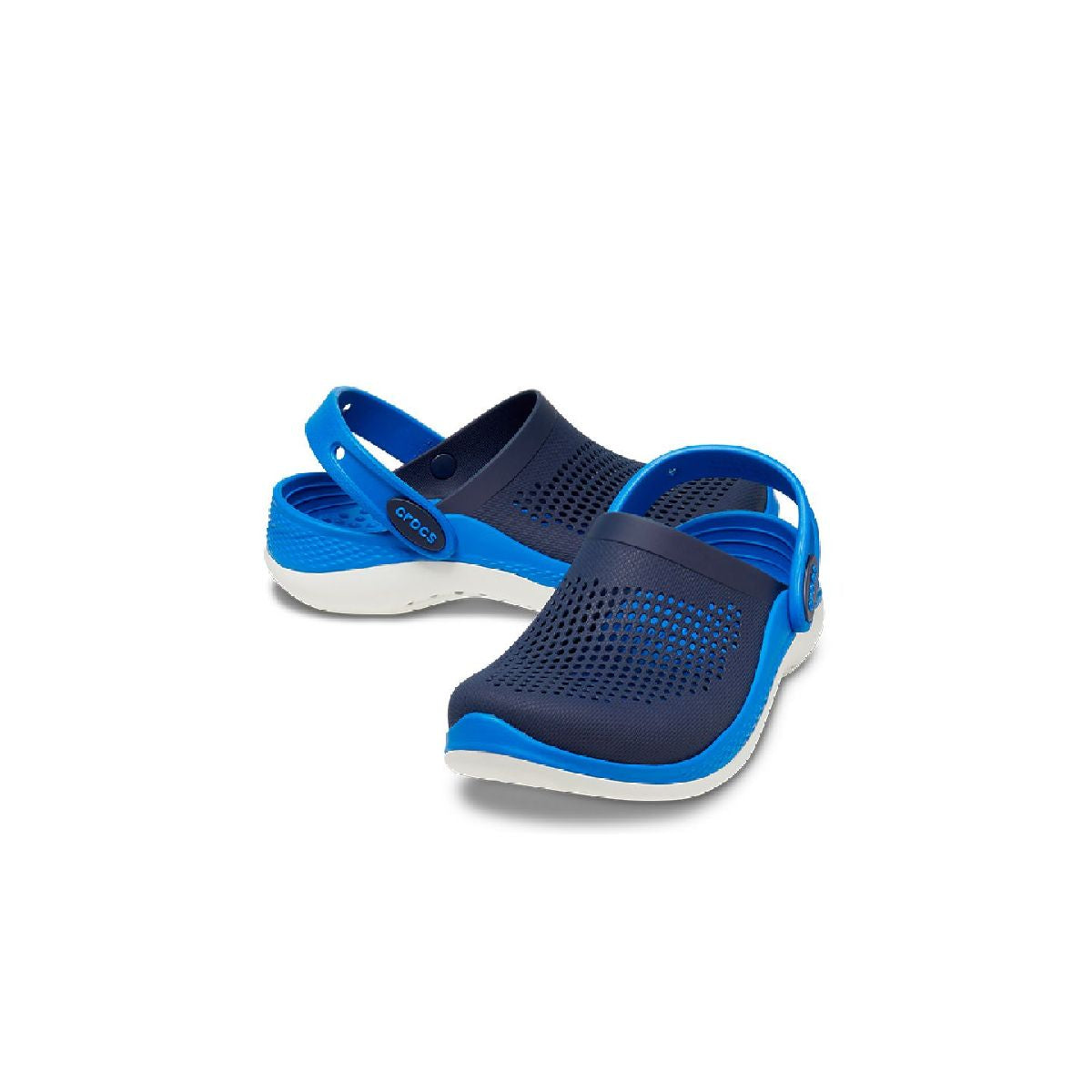Kids' Literide 360 Clog in Navy Bright Cobalt