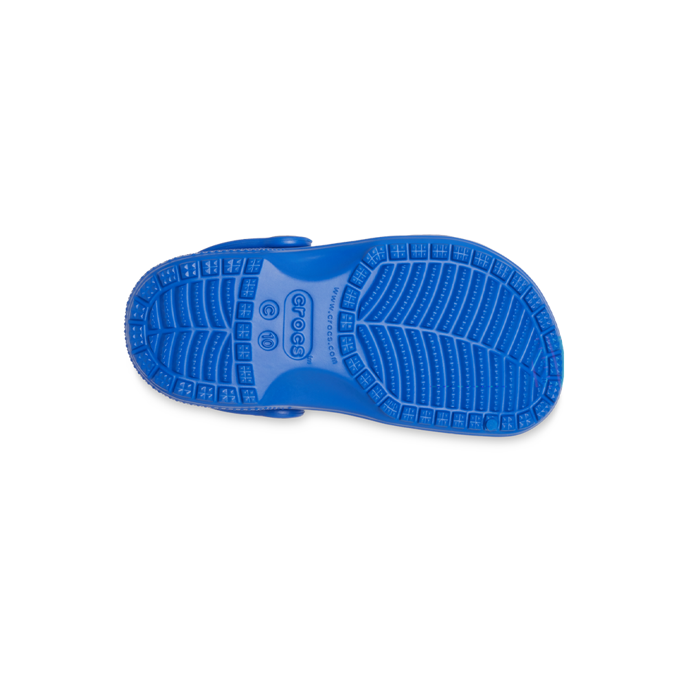 Toddler Classic Clog in Blue Bolt