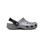 kids classic glitter clog in multi black