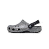 kids classic glitter clog in multi black