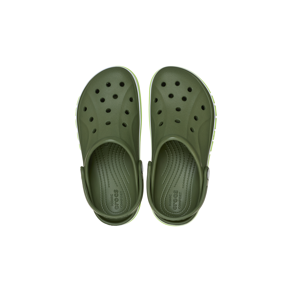 Kids' Bayaband Clog in Army Green/Lime Punch