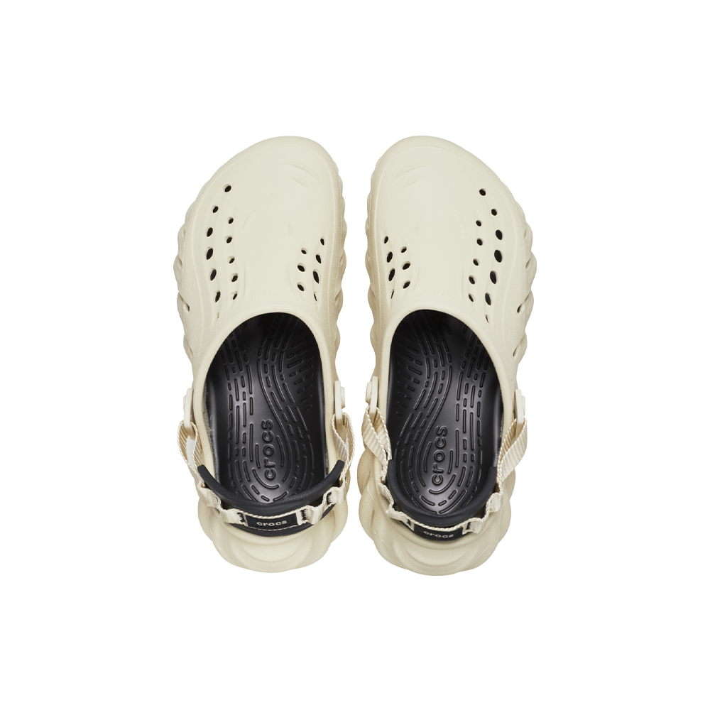 Echo Clog in Bone Black