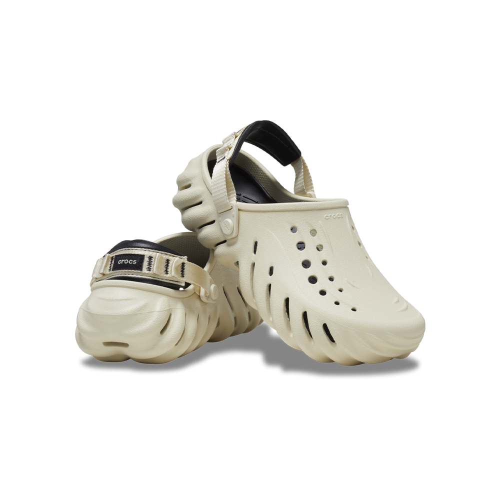 Echo Clog in Bone Black