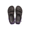 classic hiker xscape sandal in espresso neon purple
