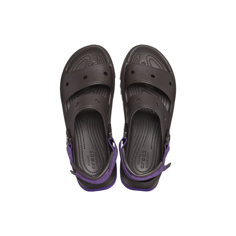 Classic Hiker Xscape Sandal in Espresso Neon Purple