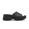 crocs skyline slide in black