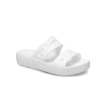 baya platform sandal in white