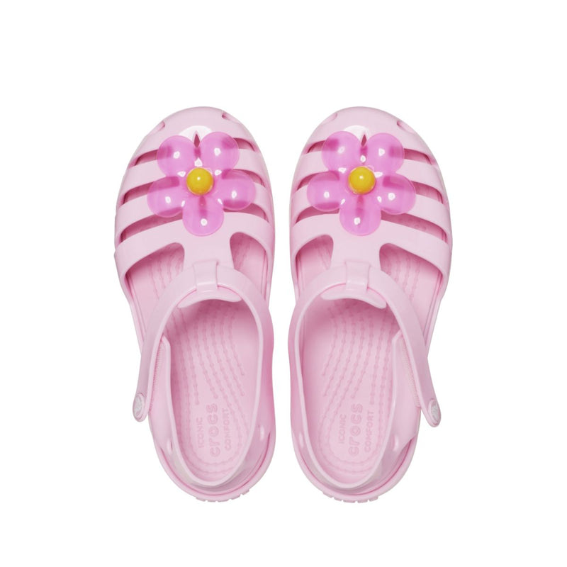 Kids Isabella Charm Sandal in Flamingo