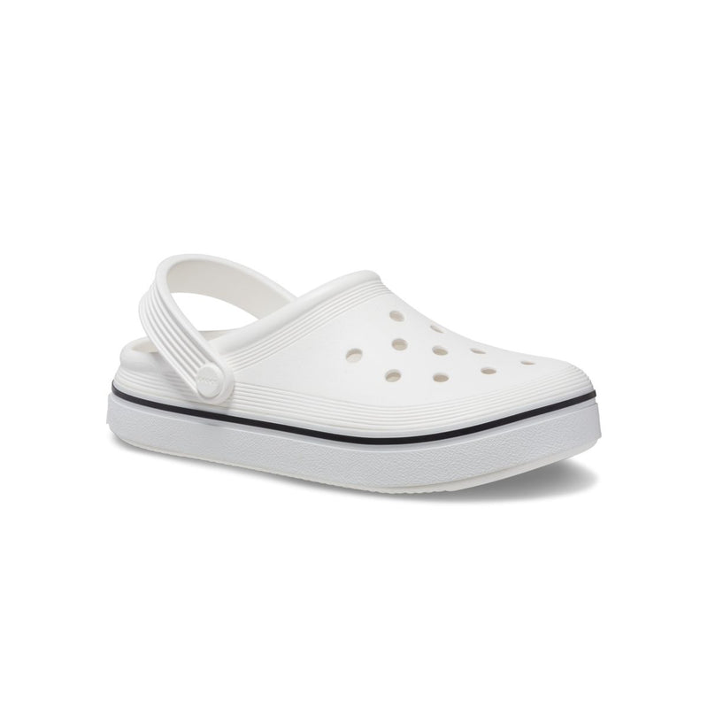 Kids Off Court Clog in White